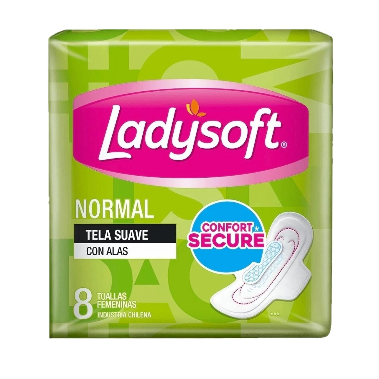 Presentación de LADYSOFT NORMAL VERDE 1 UNID