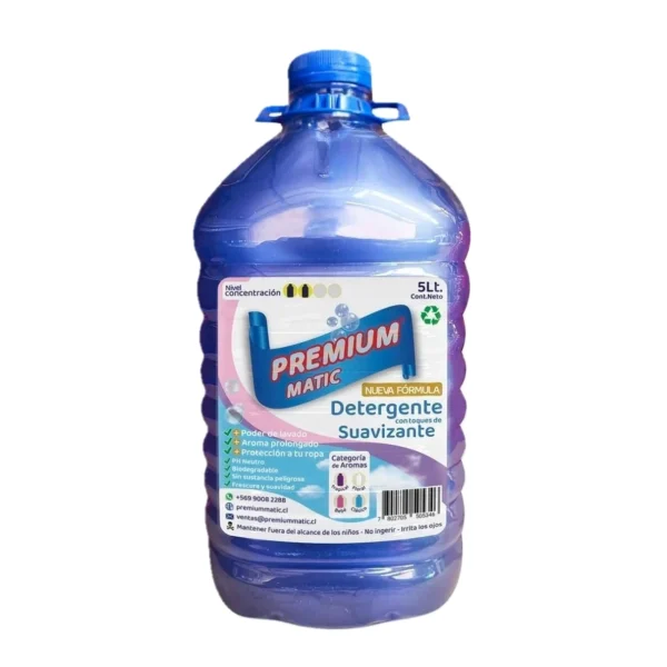 Vista de Detergente C/Suavizante Premium Matic 5Lt Clásico